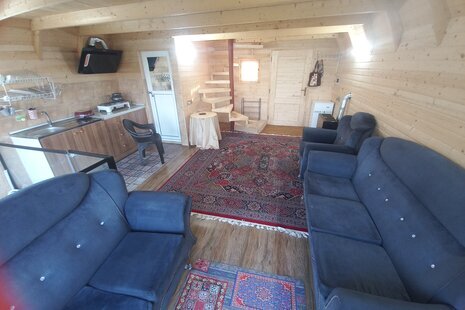 کلبه تکخواب سوئیسی جکوزی دار مرسانا 2 در مرزیکلا