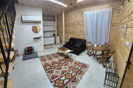 کلبه دوبلکس جنگلی تکخواب نیک در هچیرود