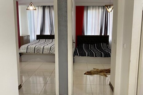 آپارتمان مبله دوخواب طبقه 6 دید دریا در دهکده ساحلی