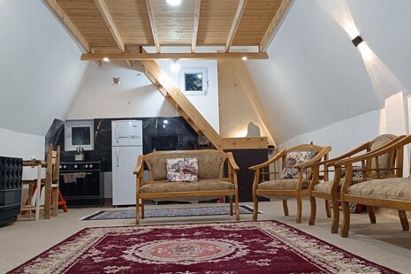 کلبه سوئیسی دوبلکس استخردار مبله تکخواب نبات در دیلمان