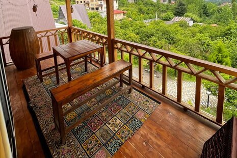 کلبه دوبلکس جکوزی دار گلبانو در سوادکوه