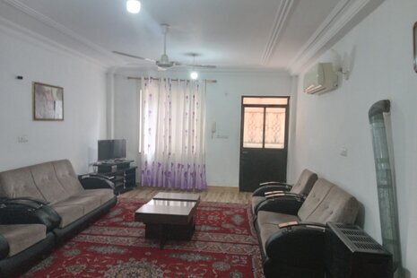 واحد دوخواب مبله در طبقه همکف ویلا در رامسر