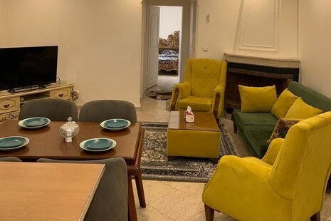 آپارتمان مبله دوخواب کوروش در جنت آباد جنوبی