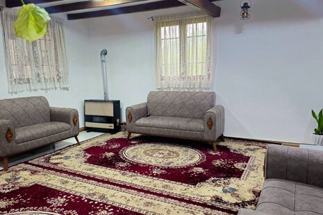 کلبه چوبی دوبلکس دوخواب در فومن