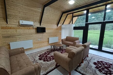 کلبه سوئیسی دوبلکس دوخواب دل آرام در ماسال