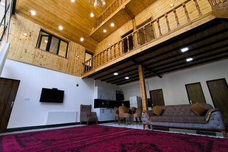 کلبه سوئیسی تریپلکس سه خواب ماه عسل در ماسال