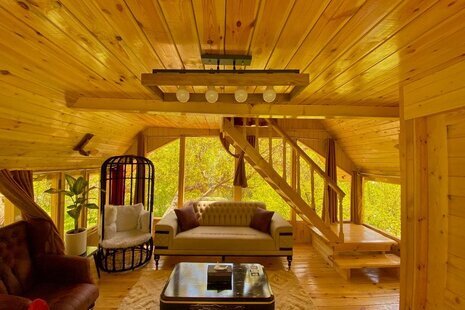 کلبه درختی دوبلکس آرامیس در فیروزکوه