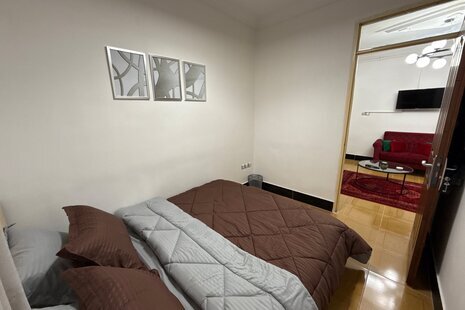 واحد مبله تکخواب نگین گیلان 2 طبقه همکف ویلا در رشت