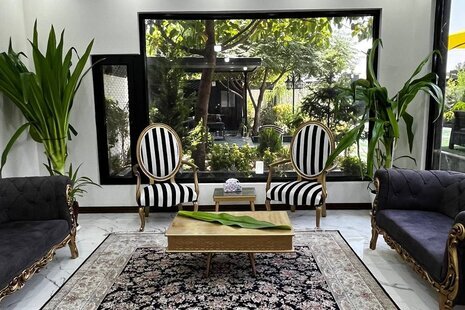 ویلا دوخواب استخردار باغستان در ساوجبلاغ