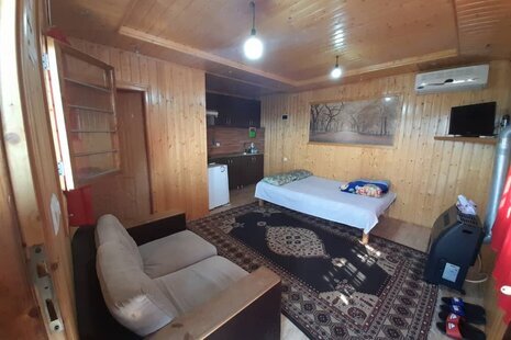 کلبه تکخواب شماره 4 در مجتمع اقامتی مرزیکلا