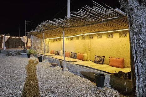 اتاق دریا 2 در بومگردی تورگان قشم