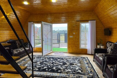 کلبه سوئیسی دوبلکس مبله تکخواب صدرا در ماسال