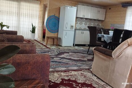 کلبه چوبی دوبلکس شش خواب استخردار در ماسال