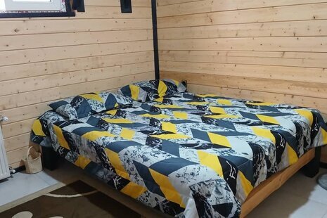 کلبه دوبلکس استخردار مبله دوخواب گل سرخ در چابکسر