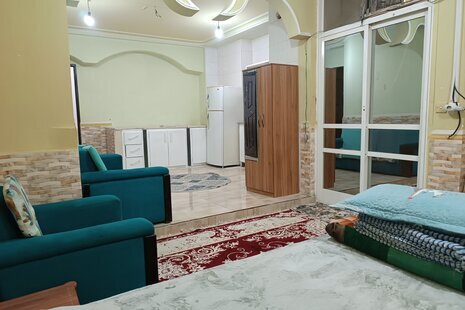 واحد مبله تراس دار 2 در هتل آپارتمان قشم