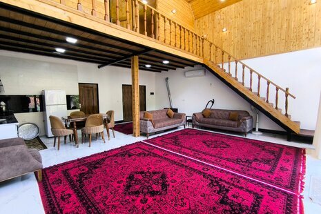 کلبه سوئیسی تریپلکس سه خواب ماه عسل در ماسال