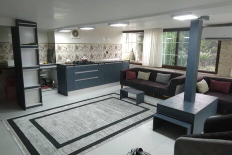 واحد مبله تکخواب در طبقه همکف ویلا در چابکسر