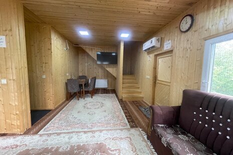 کلبه چوبی دوبلکس مبله در ماسال