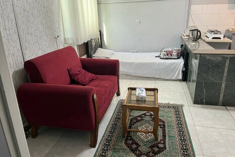 واحد مبله تک خواب (104) در هتل آپارتمان در قائمشهر