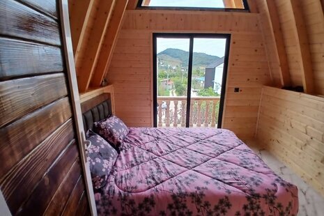 کلبه سوئیسی دوبلکس مبله دوخواب افرا در رامسر