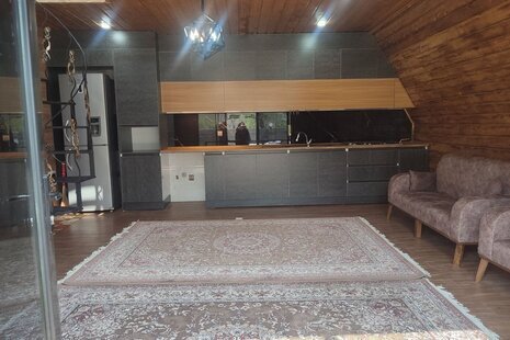 کلبه سوئیسی مبله دوبلکس دو خواب در فومن