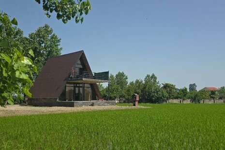 کلبه سوئیسی دوبلکس دوخواب لاکچری شالیزار در پره سر