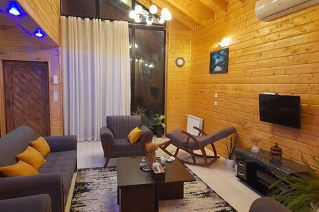 ویلا چوبی دوبلکس دو خواب استخردار کیان در رامسر