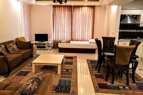 واحد تک خواب 06 در هتل آپارتمان در کیش