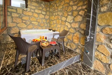 کلبه سوئیسی دوبلکس تک خواب  جکوزی دار شووا 2 در شیرگاه