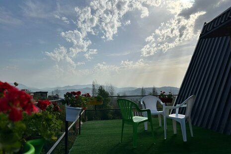 کلبه سوئیسی جکوزی دار دوخواب مدرن در سوادکوه