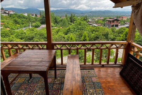 کلبه دوبلکس جکوزی دار گلبانو در سوادکوه