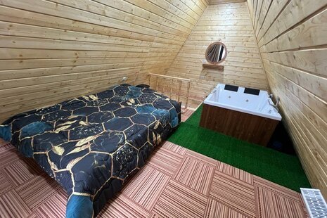 کلبه دوبلکس سوئیسی جکوزی دار در ماسال