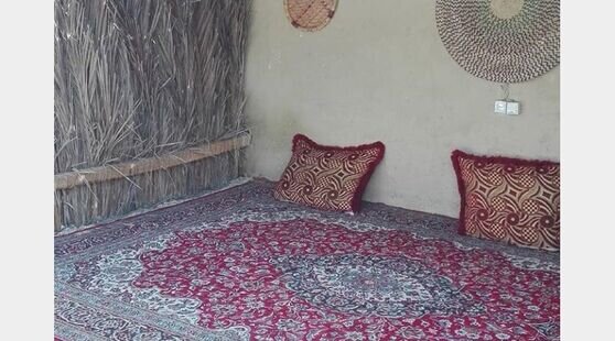 اتاق سنتی در اقامتگاه بومگردی در قشم