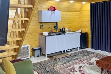 کلبه سوئیسی دوبلکس جکوزی دار تکخواب در بابل