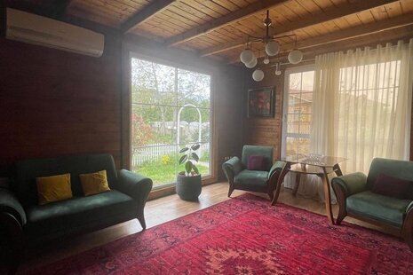 کلبه چوبی دوخواب آرامش در شاندرمن ماسال