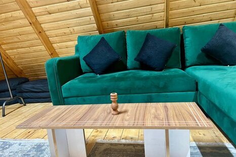 کلبه سوئیسی دوبلکس تکخواب کچاکومه واحد جان کومه در رشت