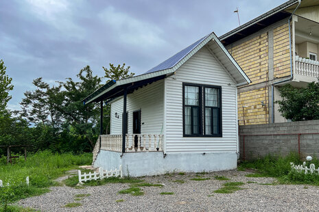 کلبه چوبی یونانی دوبلکس تک خواب در ماسال