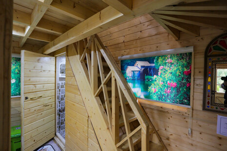 کلبه تریپلکس کلاه فرنگی در مجتمع اقامتی رشت