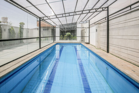 ویلا دوبلکس مدرن استخر شیشه ای در کردان