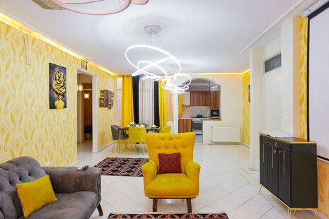 آپارتمان مبله لوکس دو خواب در سازمان برنامه شمالی 5