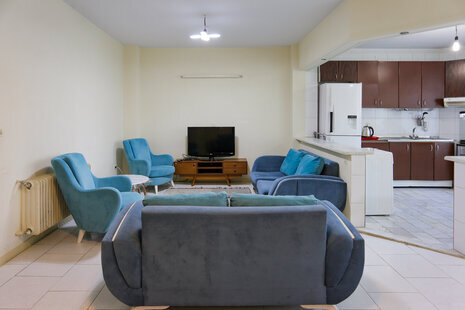 آپارتمان مبله دو خواب آفتاب 4 در بلوار جنگلبان