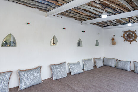 اتاق ناخدا در بومگری بندر لافت