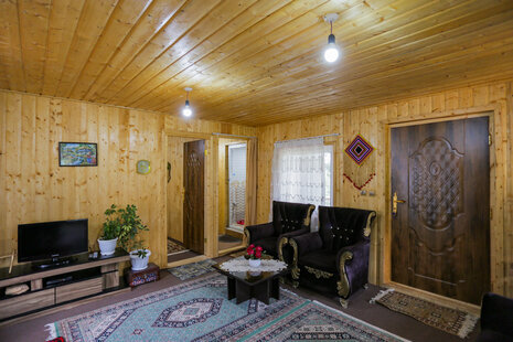 کلبه چوبی جنگلی تکخواب در ماسال