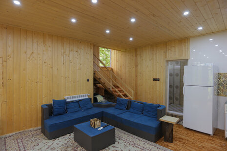 کلبه چوبی دوبلکس مبله در ماسال