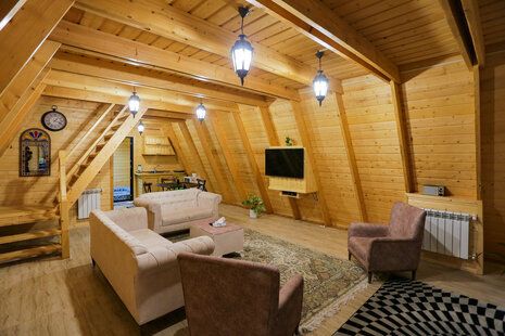 کلبه دوبلکس ارکیده دوخواب در مجتمع اقامتی رشت