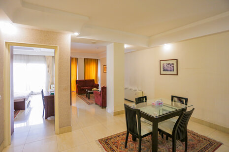 آپارتمان مبله 1 خواب استاندارد 90 متر جردن