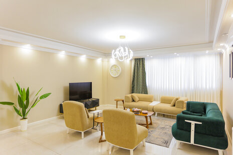 آپارتمان مبله دو خواب طبقه دوم در سعادت آباد