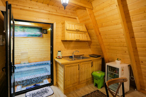 کلبه دوبلکس ارکیده دوخواب در مجتمع اقامتی رشت