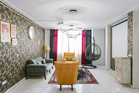 آپارتمان مبله لوکس دو خواب در سازمان برنامه شمالی 6