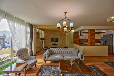 آپارتمان مبله دو خواب در سعادت آباد طلایی